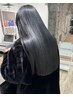 【髪質改善】ストレートパーマor縮毛矯正＋補修Tr（カットなし） ￥11000