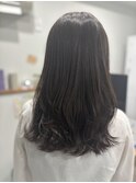 ナチュラルブラウン/暗髪/レイヤーカット/外ハネ/バイカルテ
