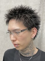 オーシャントーキョー ホワイト 原宿(OCEAN TOKYO WHITE)&nbsp;メッシュスパイキーショート　アップバング