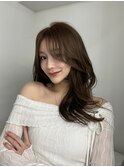 韓国ヘア　2wayバング &nbsp;レイヤーカット くびれヘア &nbsp;顔周り