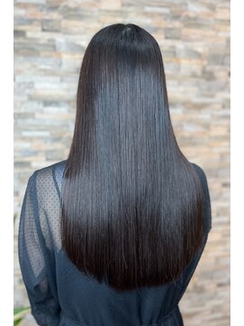 ヘアメイクアモーレ 光の森店(Hair Make Amore) 髪質改善ストレート+ナチュラルブラウン