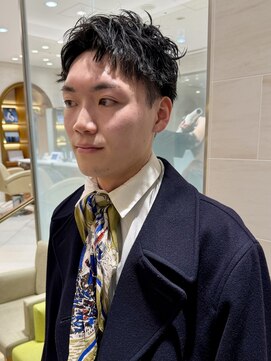 ピークアブー 銀座中央通り(PEEK-A-BOO) ラフ質感モードメンズショート