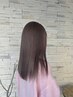 似合わせカット+ストレートメント