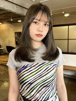 コルテヘアー(corte.hair)&nbsp;オリーブカラーロング