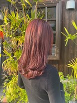 フリックヘアサロン 梅田茶屋町2号店(FLICK HAIR SALON) イルミナカラー/ピンクラベンダー/艶感
