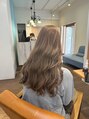ヘアーリラクゼーション ティーノ(Hair relaxation tino)&nbsp;ブリーチ1回で作るミルクティーベージュ！！
