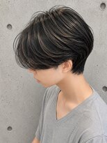 トゥルートラスト オムオム 甲府和戸(True Trust HOMME HOMME) メンズ 韓国風コンマヘア×センターパート×ハイライト