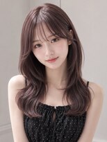 ユーフォリア 新宿店(Euphoria) 韓国風レイヤー ロングカット 艶カラー