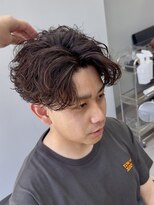 ニレイナガノ(201 NAGANO)&nbsp;フェザー/センター分け/無造作パーマ/フェザーパーマ