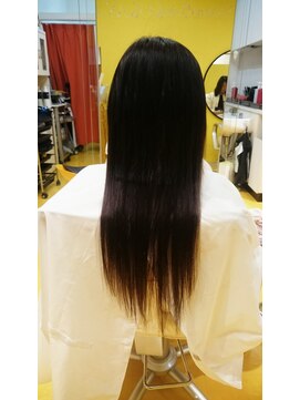 デュオヘアー エクステンションズ 新宿 大変身☆彡清楚系ロングスタイル