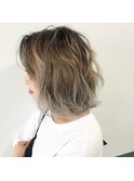 clan<ボルドー斜めバング　クラシカル　似合わせカット＞