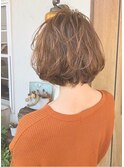 乾かすだけで形になるふんわりパーマ♪