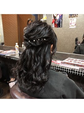 スタジオカラー(Studio Color) ハーフアップ