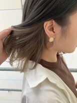 セシルカットフリンジウェーブ×大人かわいい前髪ココアブラウン