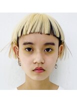 クク(QUQU)&nbsp;コントラストワイドバングボブ