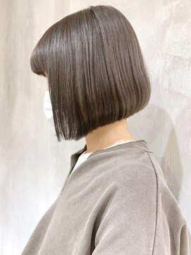 アイティー バイ アルバム 中野店(IT by ALBUM) ミニボブブルージュ_エアリーミディショートパーマ_ba311441