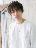 眼差し優し気◎ウェットくせ毛ショートC
