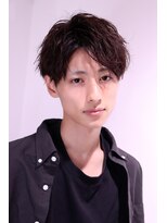 ネイビー(NAVY)&nbsp;女子ウケ○ 爽やか マルチアップバング リクルートにも対応可