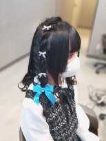 ヘアセットサロン ミント(Hair set salon MINT) 編みたらしアレンジ