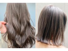 アッシュグレージュ♪暗め×柔らか質感