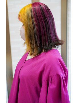 ムゥフ ヘアーアンドアイラッシュ(mouf hair&eyelash) バイカラー