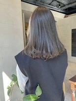 ヘアー アイス ルーチェ(HAIR ICI LUCE)&nbsp;ブリーチなしオリーブグレージュ 透明感カラー/落合