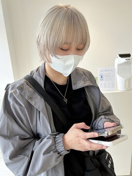 コト 福井大和田店(coto) 福井　大和田　ホワイトカラー　ダブルブリーチ　ハイトーン