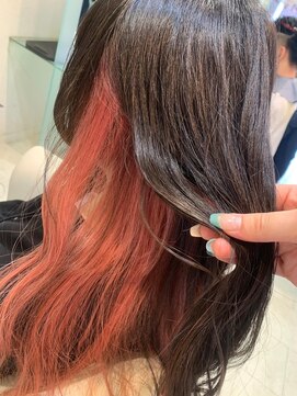 カイム ヘアー(Keim hair) ピンクカラー/インナーカラー/イヤリングカラー/グラデーション