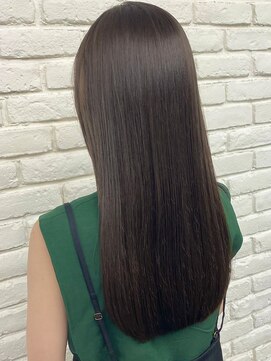 ディフィーノ 青山(DIFINO) 【DIFINO 青山】艶髪ストレート/透明感グレージュ