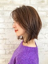 ジョエミバイアンアミ(joemi by Un ami)&nbsp;joemi新宿　大人ミディアム　くびれヘア　花野