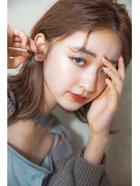 マイ ヘア デザイン 岡崎(MY hair design)&nbsp;前髪/マチルダボブ/ピンクベージュ/インナーグレージュ/岡崎