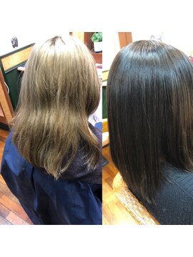 ヘアー マジック 国立店(Hair Magic) ミディアムレイヤー/クリアカラー