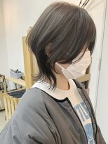 【cuzKLUB】ショートウルフカーキグレージュ【池袋】