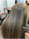 白髪ぼかしハイライト