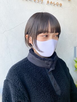 エレノア 自由が丘店(Eleanor) アディクシーカラー＊大人かわいいミニボブワイドバング