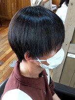 TJ天気予報 5コ 天白店&nbsp;「ビフォーアフターあり」メンズ/丸みショート「縮毛矯正」