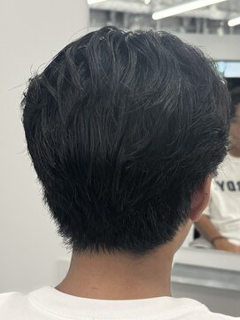 バース 梅田中崎町店(BIRTH) ニュアンスパーマセンターパートフェザーパーマ韓国メンズパーマ