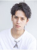 【小久保style】ウェーブミディアムくすみベージュタイトロープ