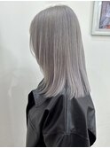 透明感カラー★20代30代ダブルカラーブリーチグレージュアッシュ