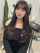 パルス ヨコハマ(PULSE yokohama) ロングレイヤーカット内巻き顔まわりレイヤーカット