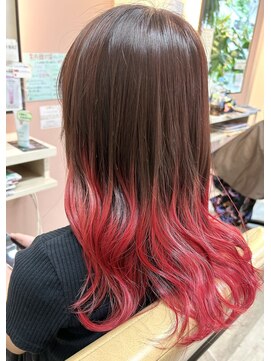 スリーバイエイム(03 eim) ～グラデーション×レッド～