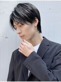 メンズカット センターパート 韓国 ビジネスマンにも M2025.5.25