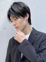 トルネード(TORNADO)&nbsp;メンズカット センターパート 韓国 ビジネスマンにも M2025.5.25