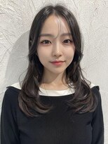 オリンテ バイ レシッド 表参道(orente by rcid)&nbsp;髪質改善顔周りレイヤーカット酸熱ストレートホワイトグレージュ