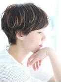 ■ポイントカラーオンブレクールショートM.SLASH自由が丘26-3