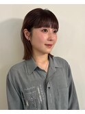 ボブ×前髪カット