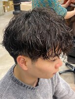 ジーニー 新百合ヶ丘(Genie)&nbsp;フェザーパーマサーフカール刈り上げセンターパート