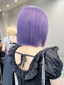 ソル ジングウマエ(SOL JINGUMAE) 表参道ラベンダーカラー寒色系カラーケアブリーチパープルカラー