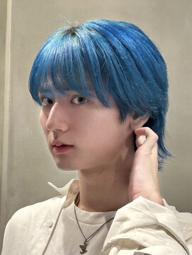 ロンドオム 池袋(Lond Homme) men's/メンズ/ブルーブラック/フェザーパーマ/ダウンパーマ/池袋