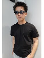 ソーレ(sole) スパイキーショート刈り上げメンズカットピンパーマ